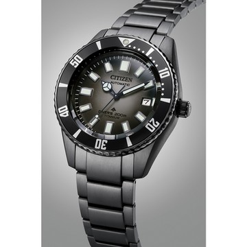 CITIZEN星辰 PROMASTER 復刻1977征服潛水抗磁鈦金屬機械錶-NB6025-59H-41mm