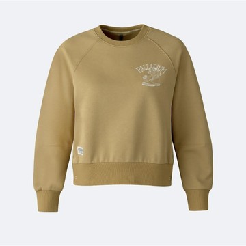 【PALLADIUM】女裝 長袖 卡其 LOGO 刺繡 1911721297