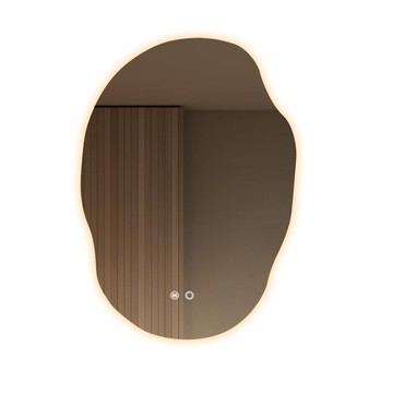 工廠直銷浴室鏡不規則異形鏡子衛生間掛墻式洗手臺除霧智能鏡[DD150110]