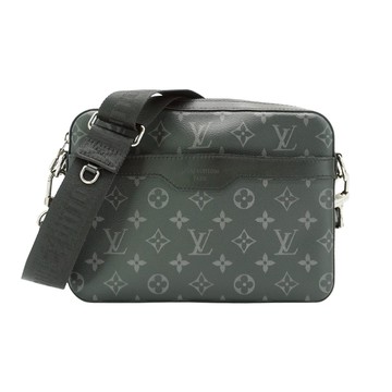 Louis Vuitton 展示品 Trio 三合一帆布斜背郵差包(M69443-黑灰)