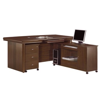 法拉胡桃5.8尺辦公桌組