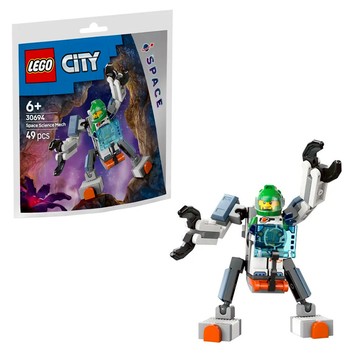 LEGO 30694 polybag 太空科學探索機甲 6歲以上  混合顏色  1袋