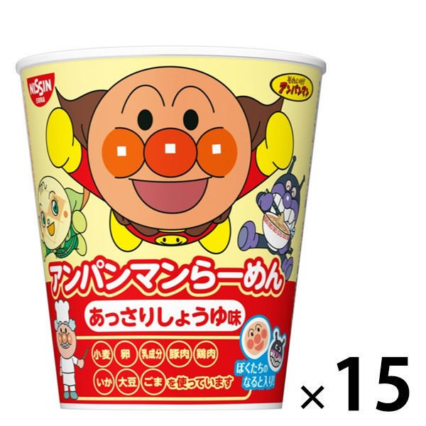 日清食品日清食品 アンパンマンらーめん あっさりしょうゆ味 15食