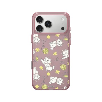 iPhone 17 Pro Max Clear (相機按鈕) 晶醺玫 - 迪士尼-經典系列 Disney Classics - 貓兒歷險記 - 瑪麗貓與毛線球
