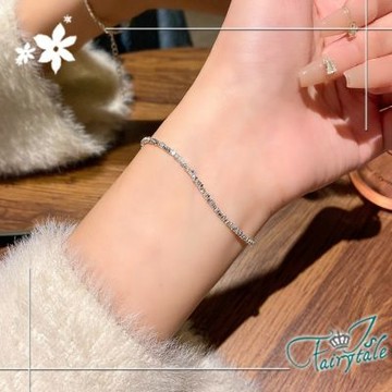 伊飾童話 極簡韓系 冷淡風碎銀子仙氣手鍊