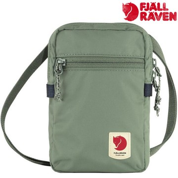 Fjallraven 北極狐 旅行隨身袋/側背小包/口袋包 High Coast Pocket 23226 614 綠鏽
