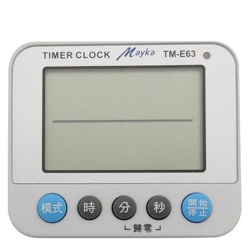 貓｜明家 多功能電子計時器 TM-E63 大音量 靜音 閃燈提醒 日期星期顯示