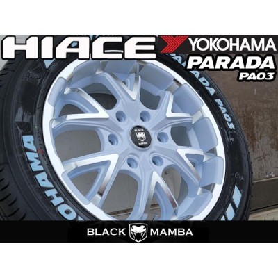 PARADA 215/60R17 ハイエースバンアルミセット