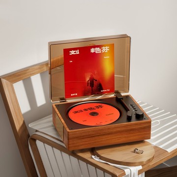 復古黑膠專輯CD播放器帶藍牙學生平價專輯機不傷碟高音質原裝家用【北歐家居生活】