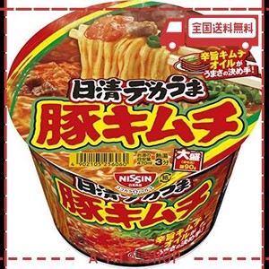 日清食品 デカうま 豚キムチ 101g ×12個