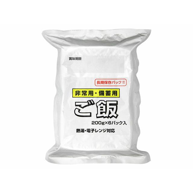 越後製菓 備蓄 保存用 米飯 200gx6 x6