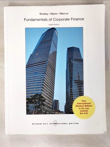 【書寶二手書T9／大學商學_D96】Fundamentals of Corporate Finance_Brealey