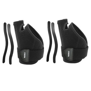 AOLIKES 奧力克斯 拇指支撐護腕 左右手男女通用  適合手腕圍23cm以內 大拇指圍10cm以內  2個  黑色