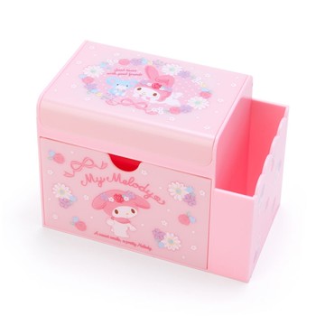 【震撼精品百貨】My Melody 美樂蒂~三麗鷗~可愛置物收納盒附鏡*54580