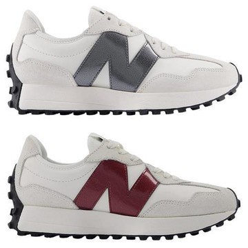 New Balance 327 休閒鞋 女鞋 白灰銀/白酒紅 WS327JWB-B/WS327JWC-B