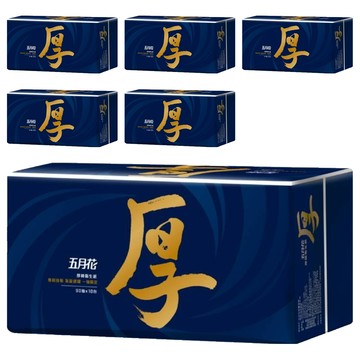 五月花 厚棒抽取式衛生紙 90張  10包  6袋