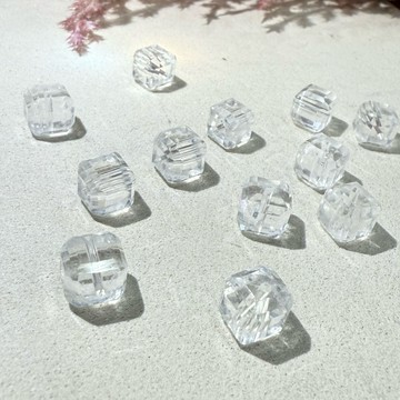 💕 𝓒. 𝓣 晶寶💕白水晶 方糖diy 設計 單珠 散珠