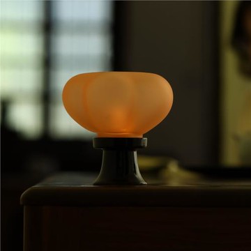 磐皿｜茶空間琉璃燭臺氛圍感蠟燭底托文人香薰蠟燭臺茶道配件中式