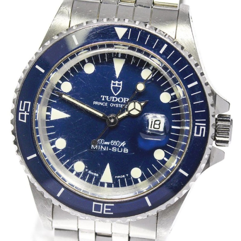 チュードル TUDOR 72033 プリンスデイト 10Pダイヤ cal.2824-2 自動巻き ボーイズ 美品 _753502【ev10】