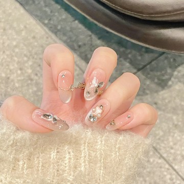 🏆 純手工 🏆穿戴甲 指甲貼片 美甲貼片 手工穿戴甲  假指甲 指甲貼 指甲片 美甲片 溫柔氣質 美甲