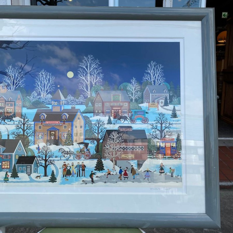 【新品直筆サイン入リトグラフ】ジェーンウースタースコット　祖国の放浪 Jane Wooster Scott（ジェーン・ウォースター・スコット） 遊園