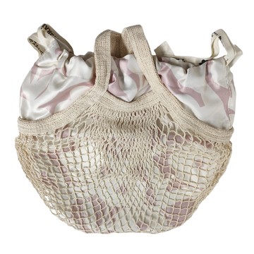 Zappgirlbrabra 泰國網袋 N-401 215g  38 x 35.5cm  手提包 米色  1個