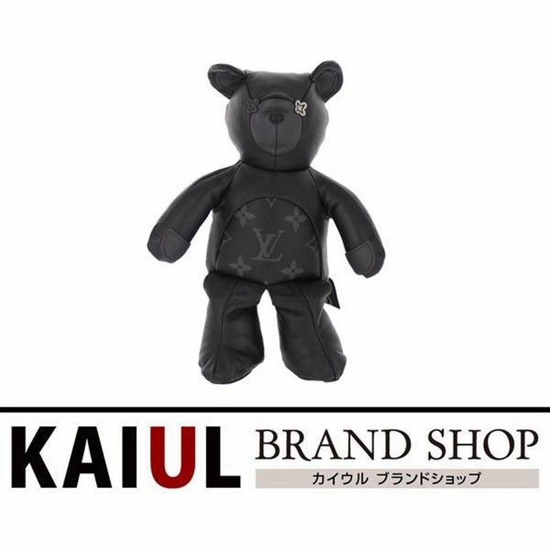 ルイ ヴィトン ぬいぐるみ テディベア ドゥドゥ ルイ Gi0184 ブラック くま フラグメント 藤原ヒロシ コラボ 限定 Sランク 通販 Lineポイント最大0 5 Get Lineショッピング