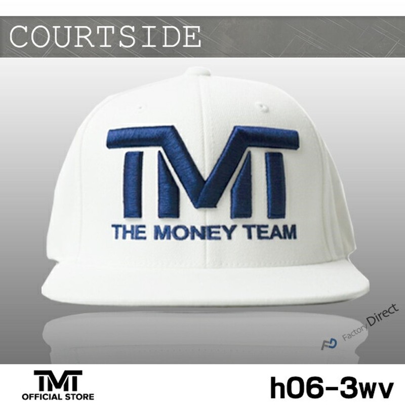 tmt-h06-3wv THE MONEY TEAM ザ・マネーチーム COURTSIDE 白 ベース&紺