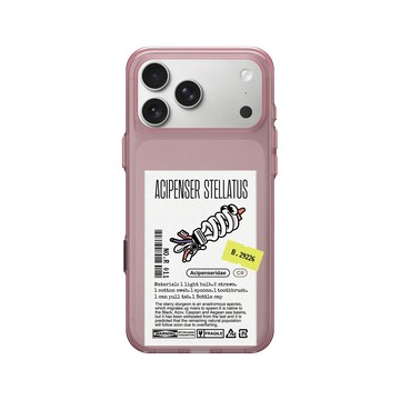 iPhone 17 Pro Max Clear (相機按鈕) 晶醺玫 - Marine Debris - 燈泡閃光鱘