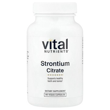 Vital Nutrients, 檸檬酸鍶，227 毫克，90 粒全素膠囊