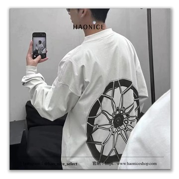 【HAO NICE】上海經銷商 / BALENCIAGA/ 巴黎世家x Lamborghini 合作款 長袖 大學T 街頭穿搭必備