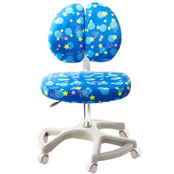 GXG 兒童雙背 成長椅 (盾牌腳防刮輪-星星黑/粉/藍) TW-3199 SGX