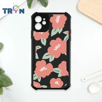 TRON iPhone 11 平塗簡約手繪花-1 四角防摔 機甲殼 軟硬殼 手機殼