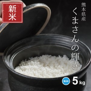 新米 米 お米 5kg くまさんの輝き 無洗米 熊本県産 令和5年産 精米5kg こめたつ