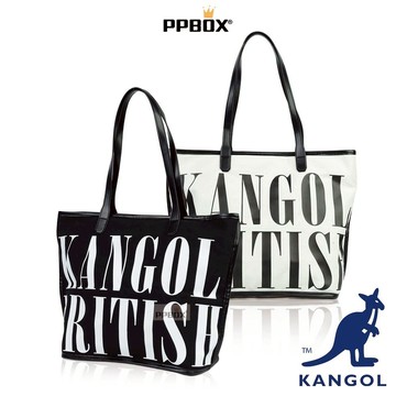 KANGOL 袋鼠 字母LOGO 手提 大托特包【65551711】時尚 包包 日韓穿搭