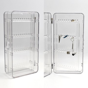 透明飾品收納盒 直立式簡單收納【NAWA191】