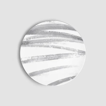 【303select】日本有田燒  雪花釉 行墨系列 二重高台皿 平碗