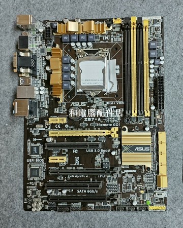 華�gers Z87-A 主板 12 張 含檔板 月店保 高性價比 確認收貨一樣保修【三和電腦配件店】