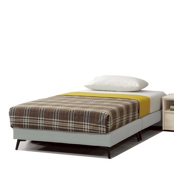 obis 潔妮詩3.5尺淺灰色貓抓皮床底