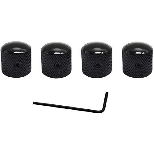 4PCS set Metal Electric Guitar Bass Volume Tone Knob Amplifier Knobs Potent