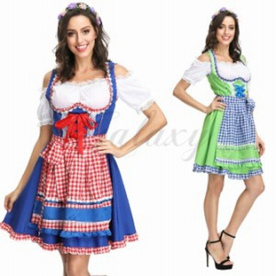 ビールガール ドイツ チロリアン 可愛い メイド服 ワンピース 民族衣装 ハロウィン 2色 セクシー コスプレ衣装 Ps3702 通販 Lineポイント最大1 0 Get Lineショッピング