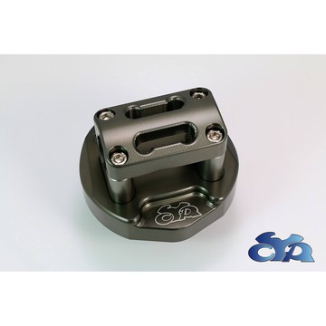 CYR 龍頭冠座 龍頭座 車把座 手把座 粗把座 外露把專用 適用於 GOGORO 2 S2 鐵灰