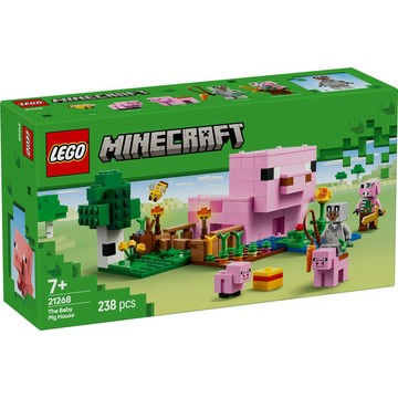520【台中翔智積木】LEGO 樂高 Minecraft 麥塊 創世神系列 21268 豬寶寶小屋