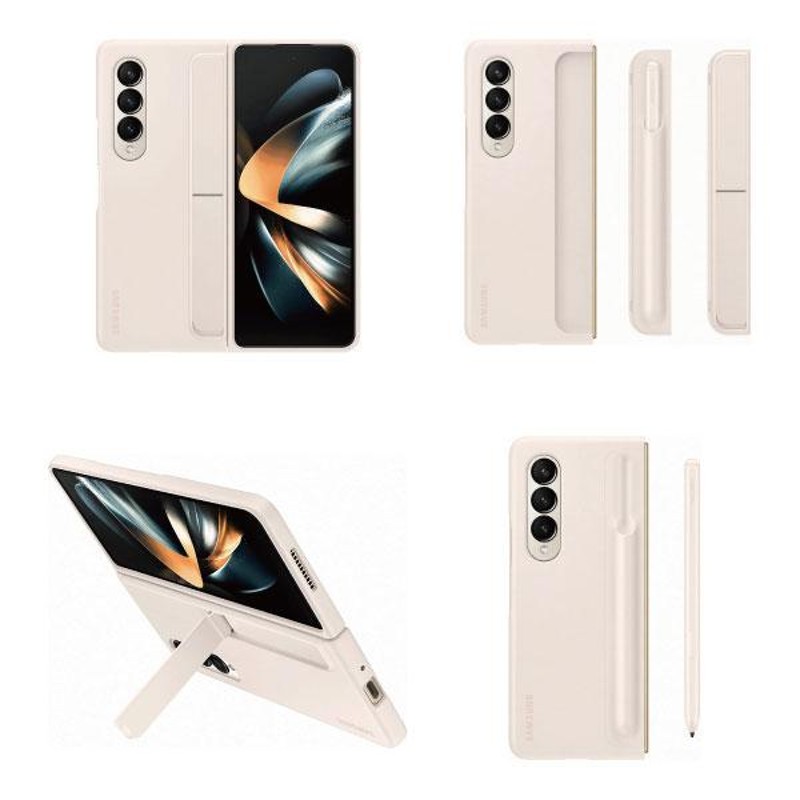 Galaxy Z Fold4 5G ケース 純正 Sペン搭載 スタンディングカバー S