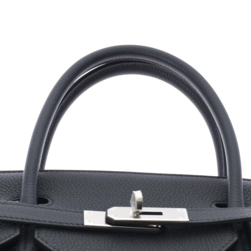 新品 エルメス HERMES バーキン 40 黒/パラジウム金具 トゴ ユニ ...