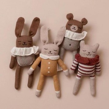 兔兔編織坊高清視頻動物世界抱枕手工棒針玩偶毛線diy 編織材料包