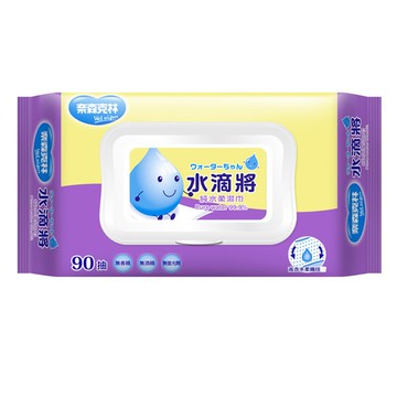 【奈森克林】水滴將加蓋90抽濕紙巾x6包