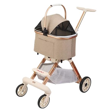 3baby 三個寶 寵物推車  卡其色  1個