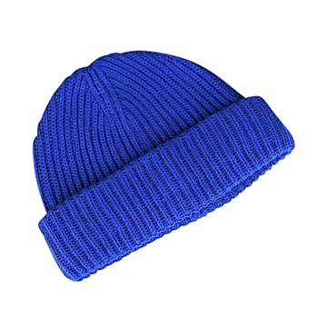 OLEND BEANIE柔軟有機棉針織毛帽(鈷藍)