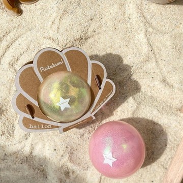 法國製 Ratatam 貝殼珍珠皮球 Seashell ball 10cm – Pink